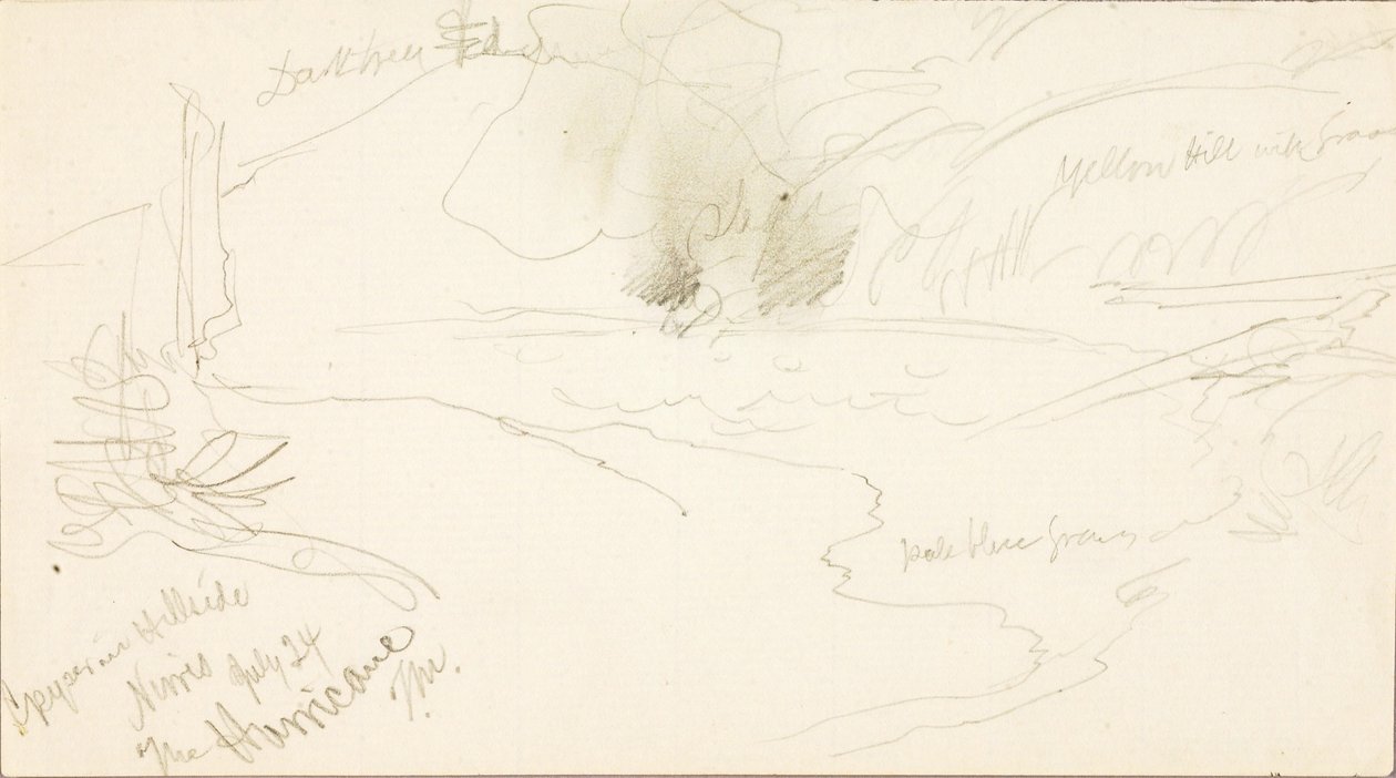 Géiser em Hillside, Norris, o Furacão de Thomas Moran
