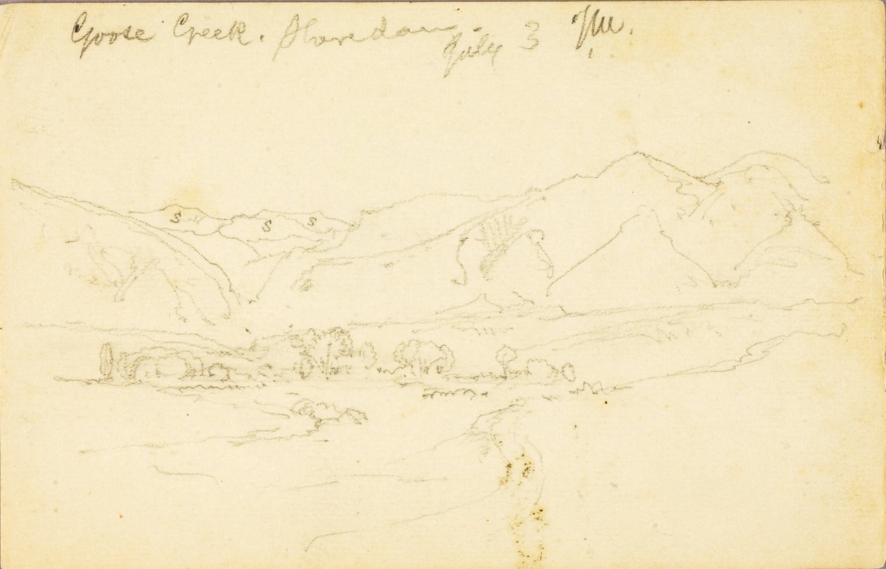 Goose Creek, Sheridan (Wyoming) de Thomas Moran