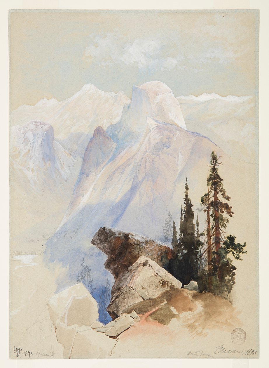 Meia Cúpula, Yosemite de Thomas Moran
