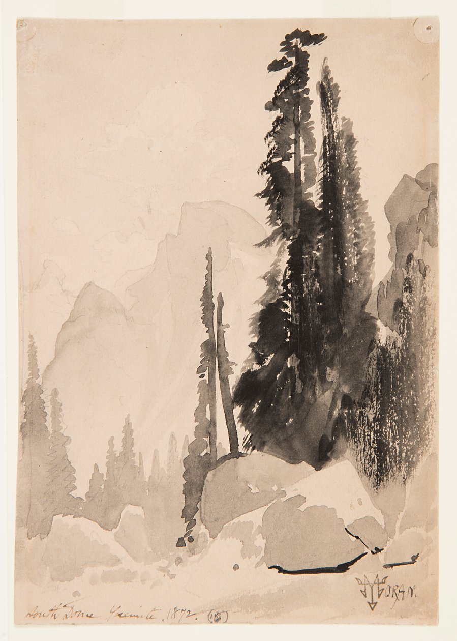 Meia Cúpula, Yosemite de Thomas Moran