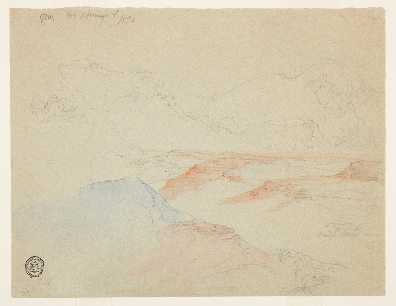 Fontes termais, Yellowstone de Thomas Moran