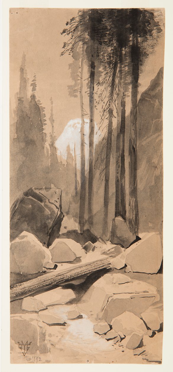 No vale de Yosemite de Thomas Moran