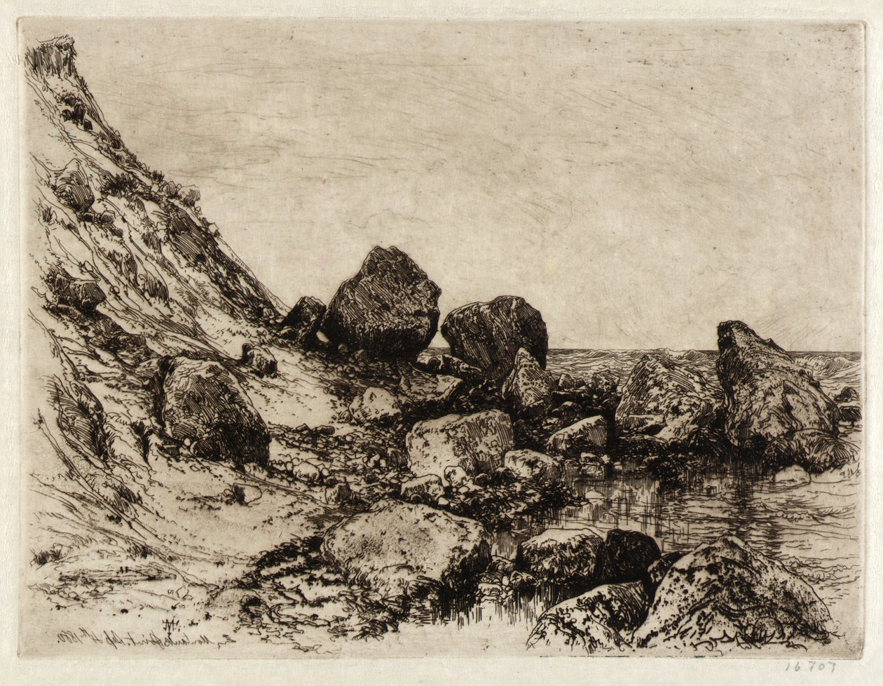 Ponto de Montauk de Thomas Moran