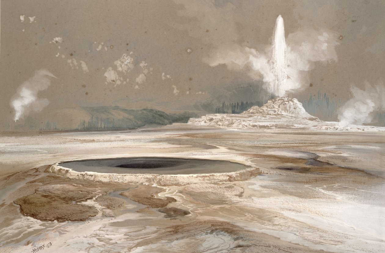 Piscina da corriola, 1873 de Thomas Moran