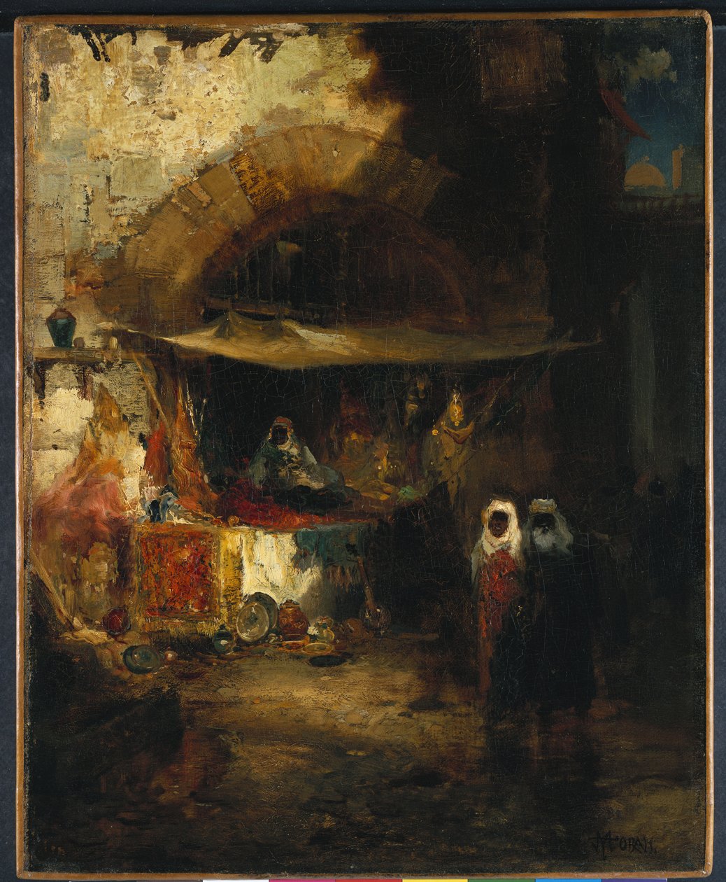 Bazar marroquino de Thomas Moran