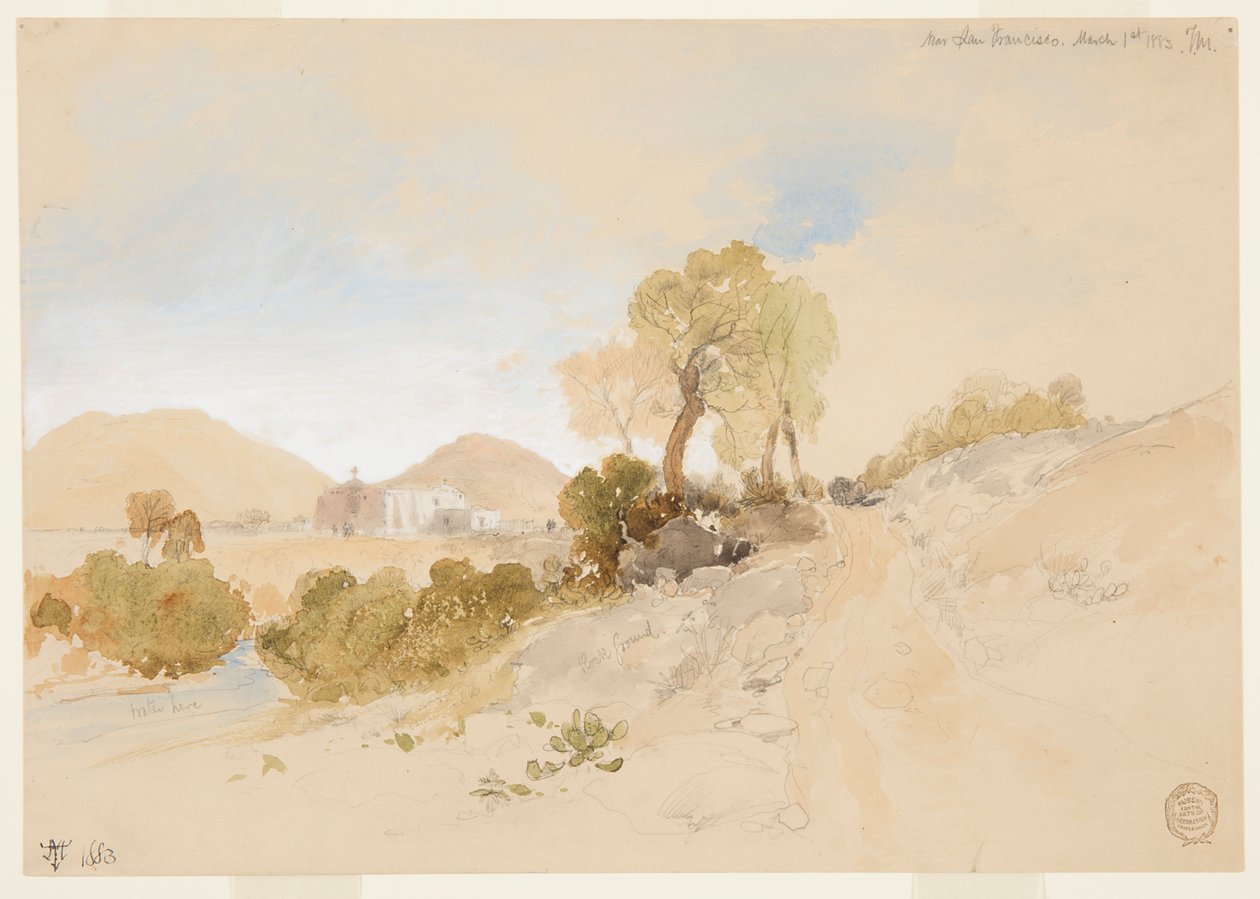 Perto de São Francisco, México de Thomas Moran
