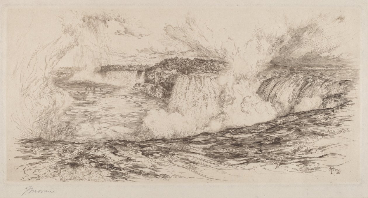 Niagara—do lado canadense de Thomas Moran