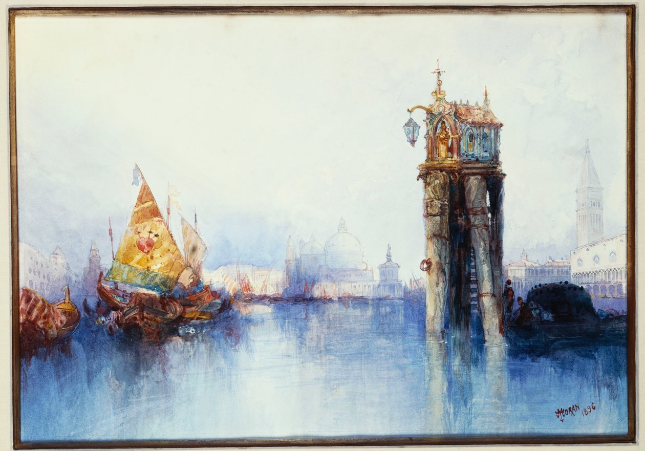 No canal, 1896 de Thomas Moran
