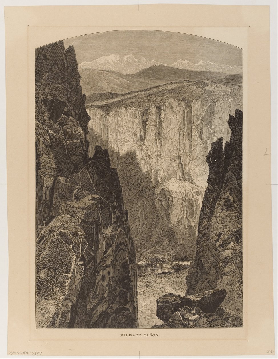Palisade Ca ~ non de Thomas Moran