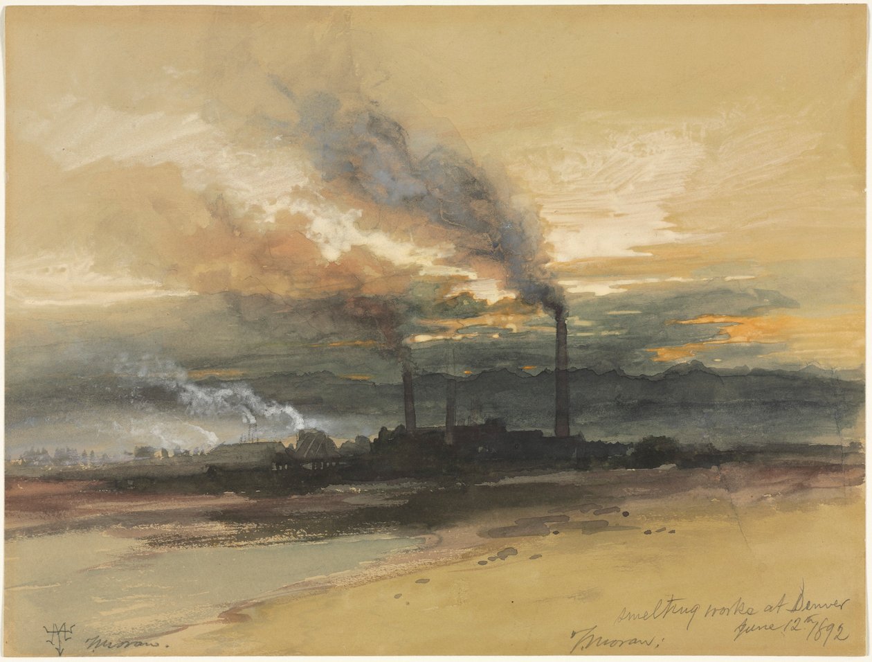 Fundição em Denver de Thomas Moran