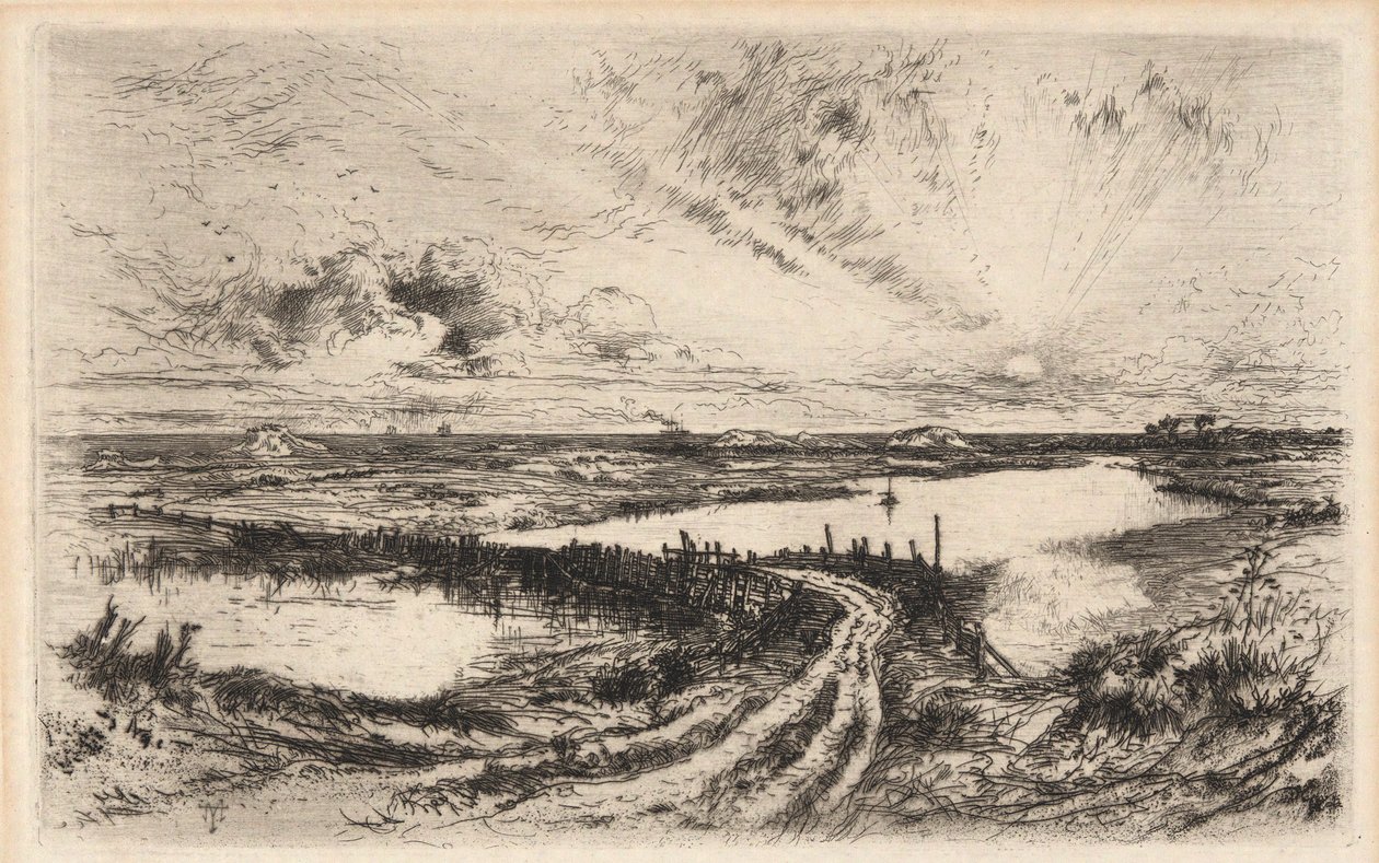 Nascer do sol de Thomas Moran