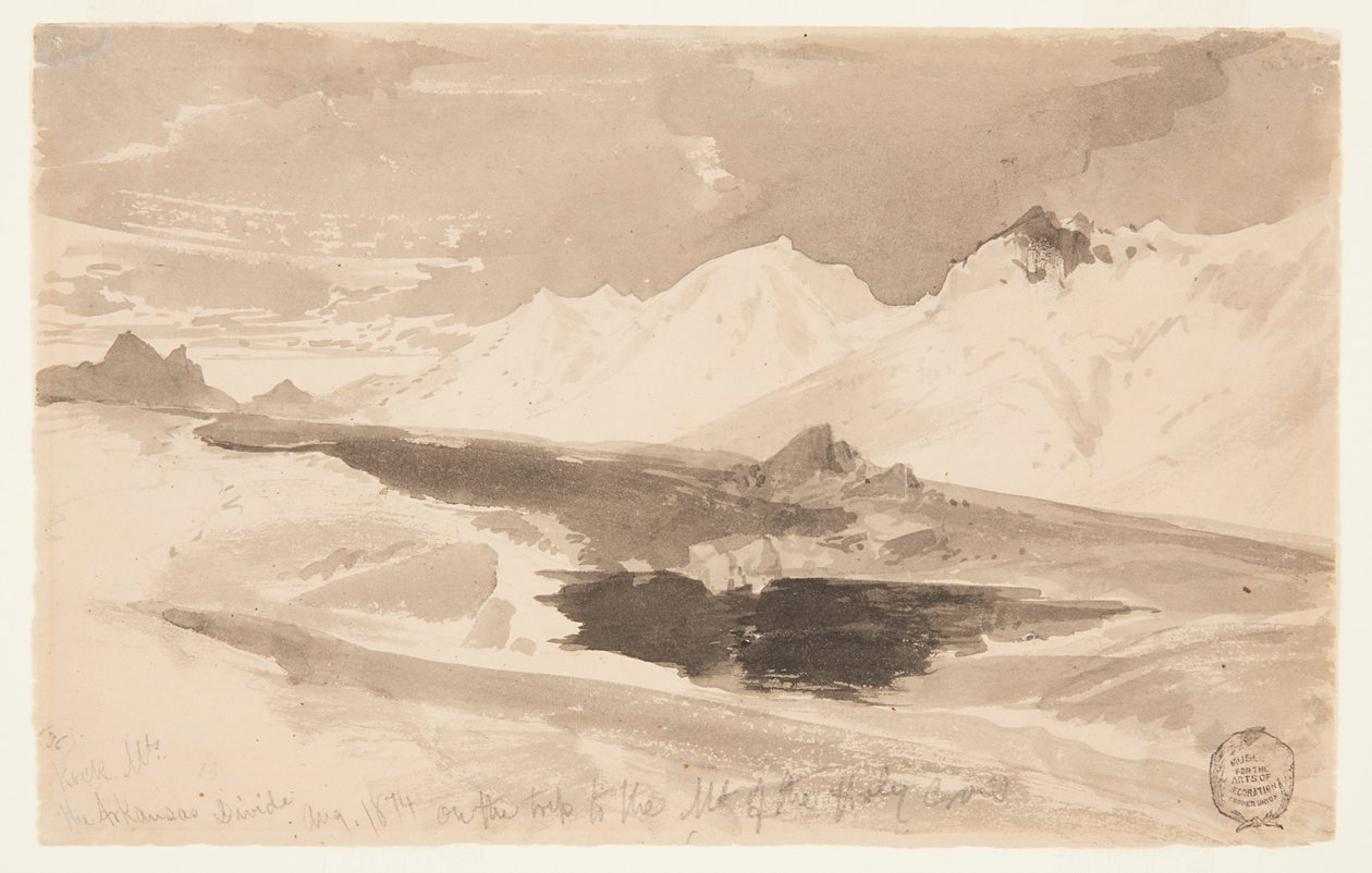 A Divisão do Arkansas de Thomas Moran