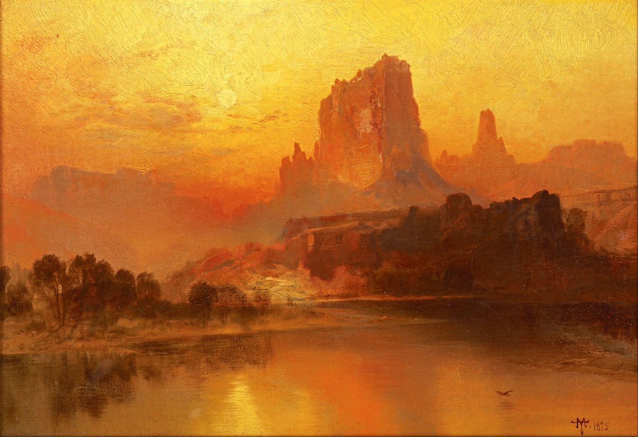 A hora dourada de Thomas Moran