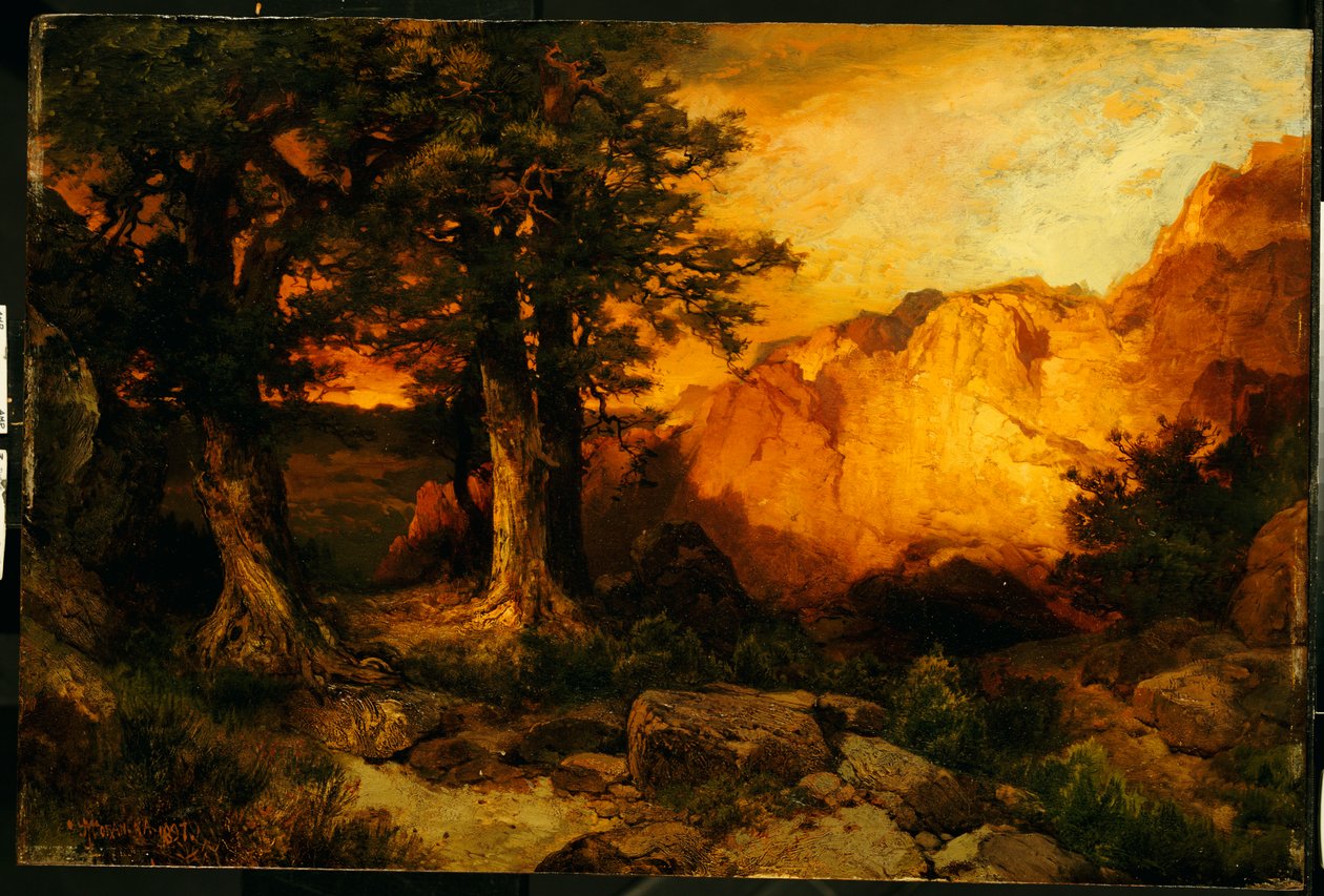 O Grand Canyon, 1897 de Thomas Moran