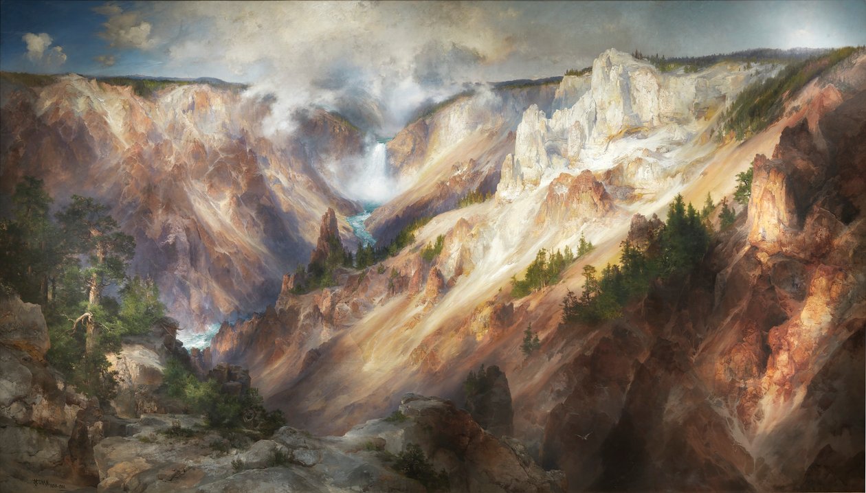 O Grand Canyon de Yellowstone de Thomas Moran