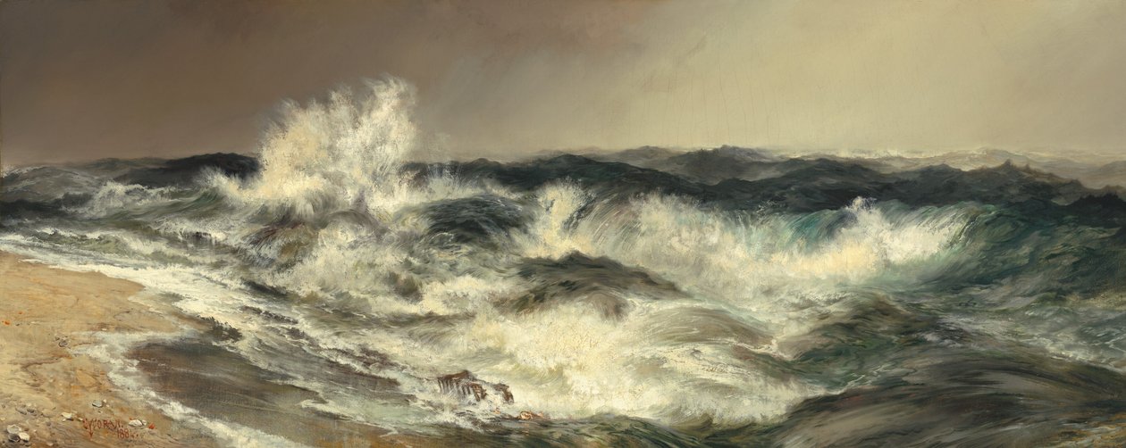 O mar muito retumbante de Thomas Moran