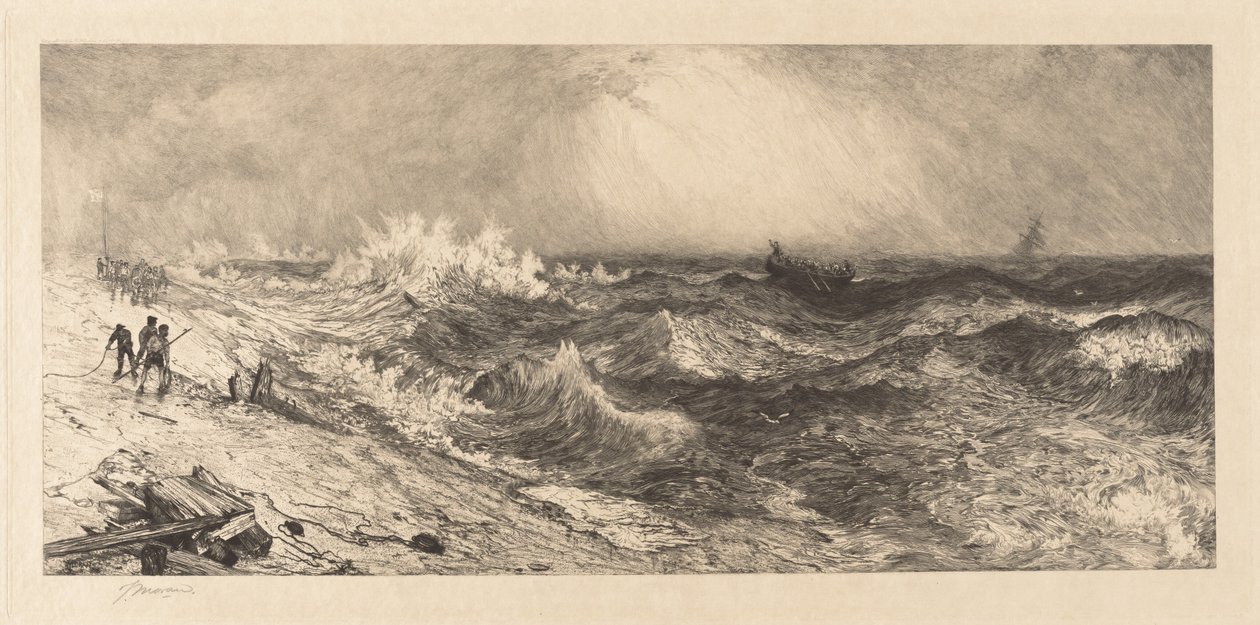 O mar muito retumbante de Thomas Moran