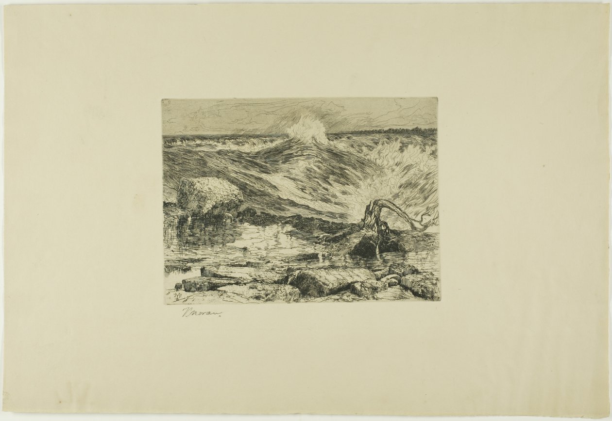 Os rápidos acima de Niagara de Thomas Moran