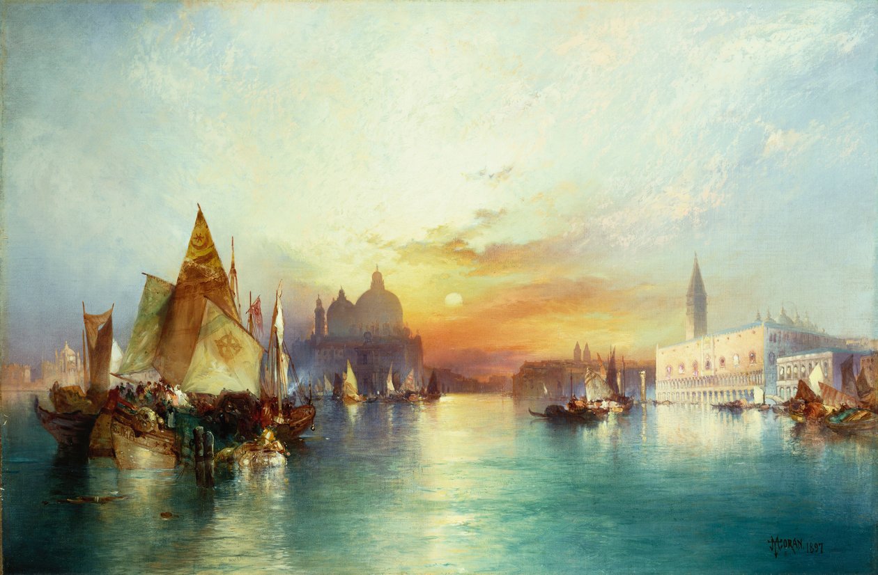 Veneza, 1897 de Thomas Moran