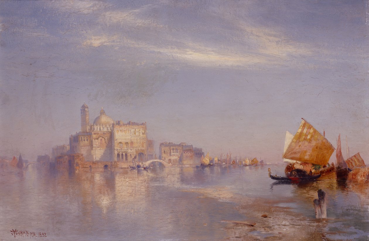 Vista de Veneza de Thomas Moran