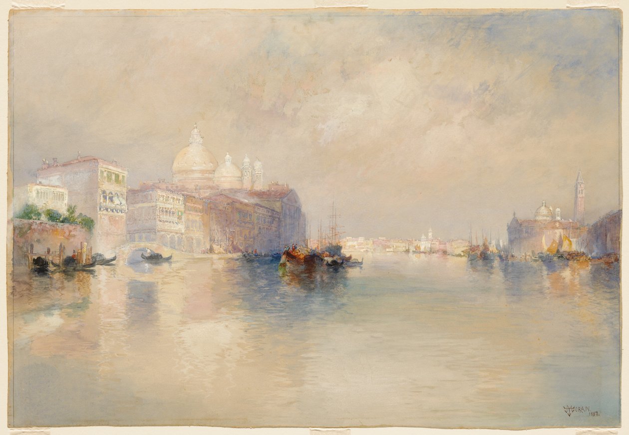 Vista de Veneza de Thomas Moran