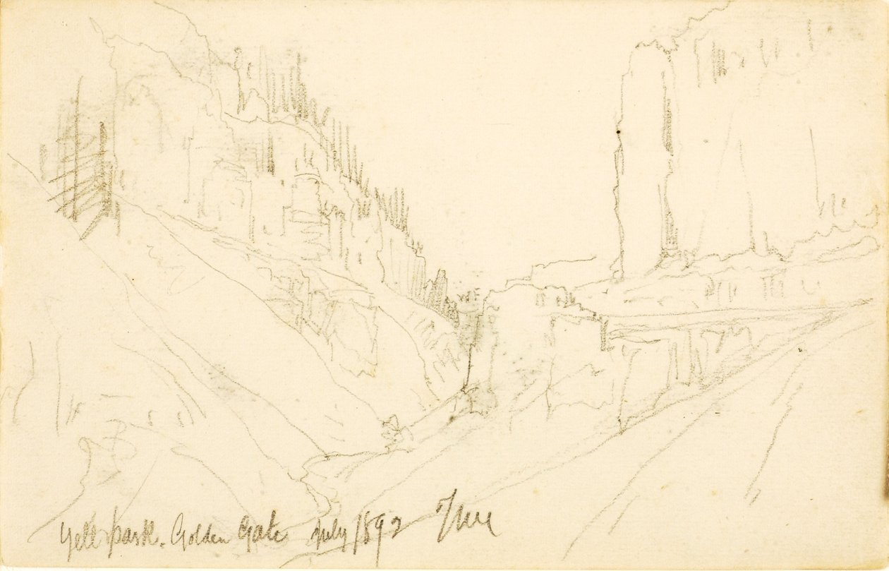Parque de Yellowstone, Golden Gate de Thomas Moran