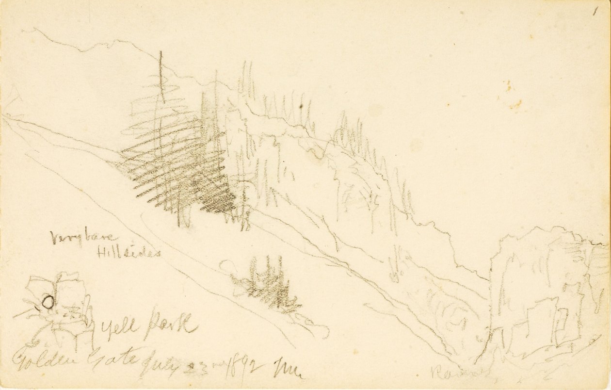 Parque de Yellowstone, Golden Gate de Thomas Moran