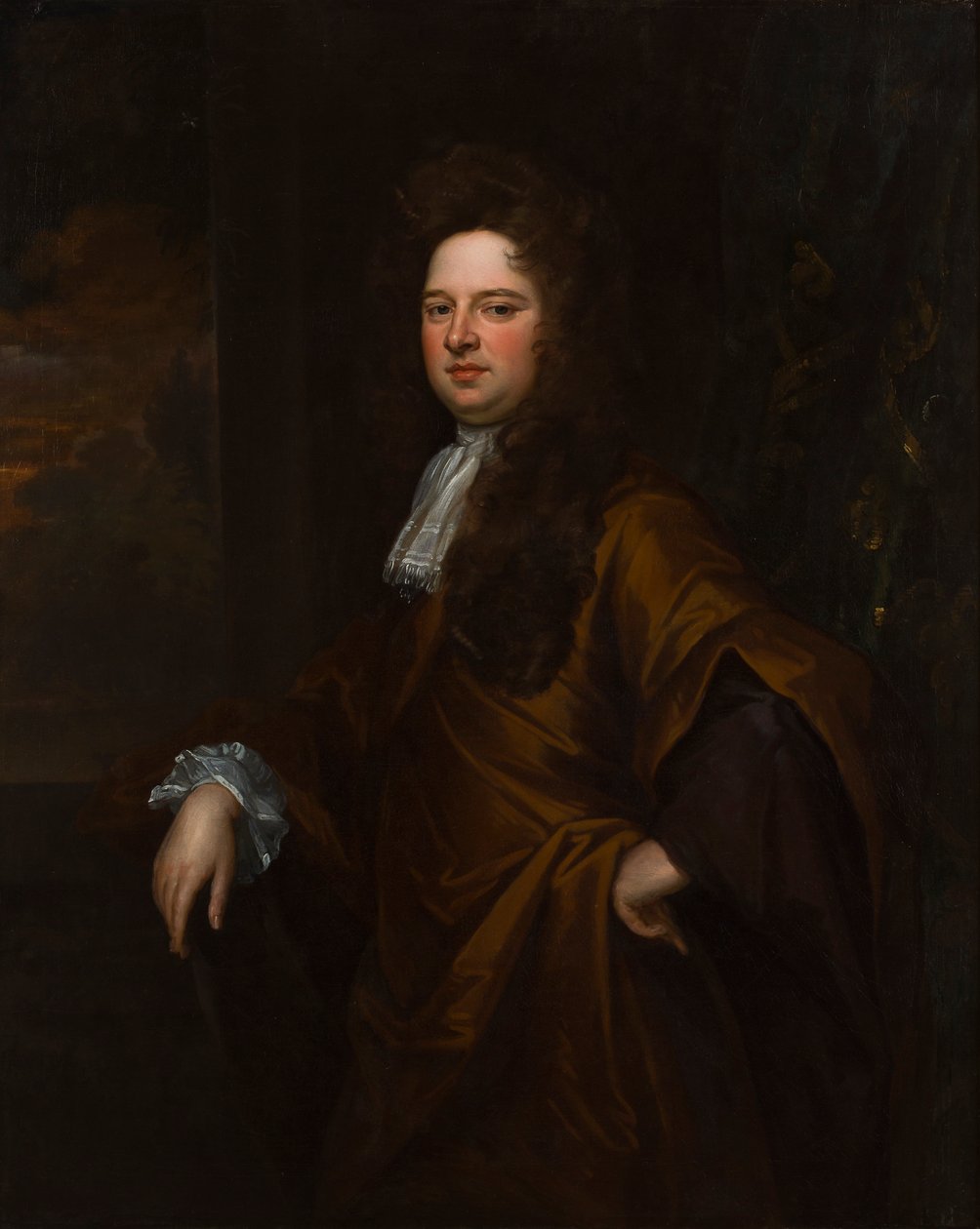 Retrato de um Homem, Possivelmente um Auto-retrato (óleo sobre tela) de Thomas Murray
