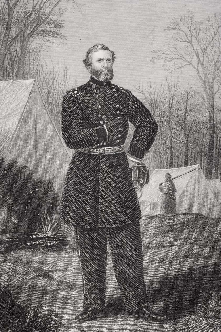 Retrato do General George Henry Thomas (1816-70) de Thomas Nast