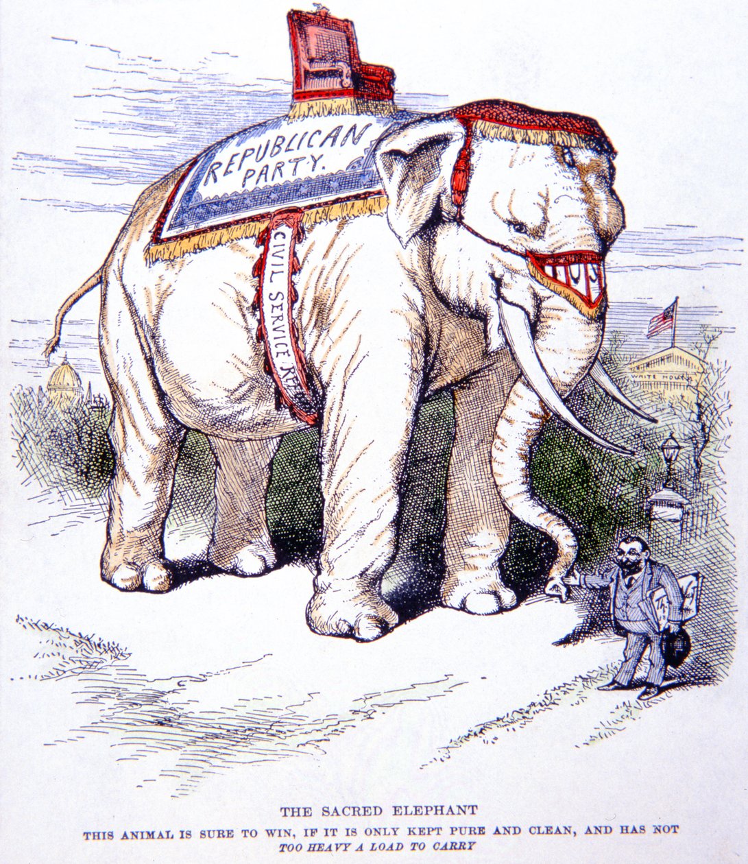 O Elefante Sagrado de Thomas Nast
