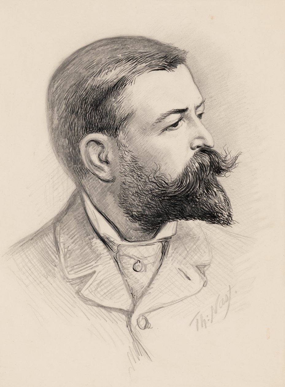 Autorretrato de Thomas Nast de Thomas Nast