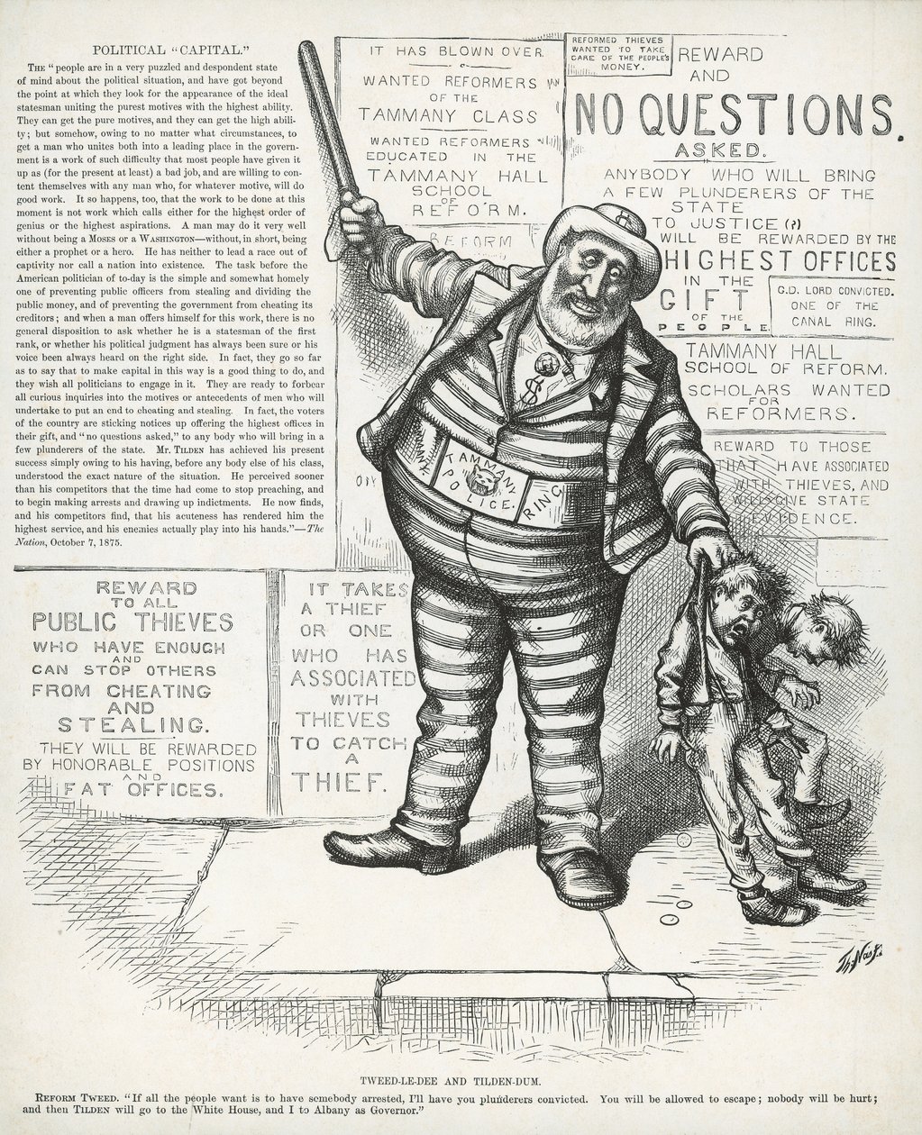 Tweed-le-dee e Tilden-dum, do 
