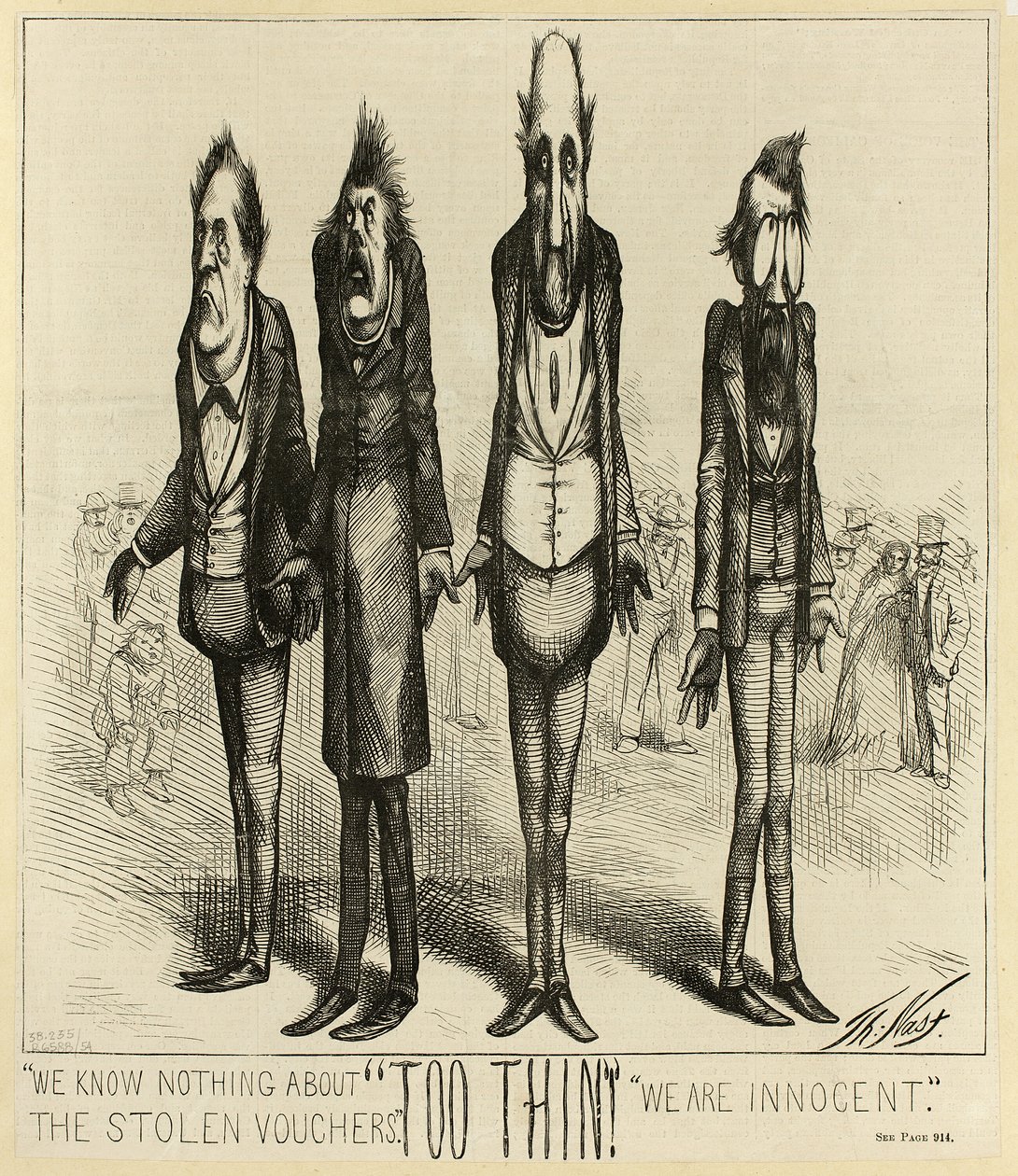 Não sabemos nada sobre os cupões roubados de Thomas Nast