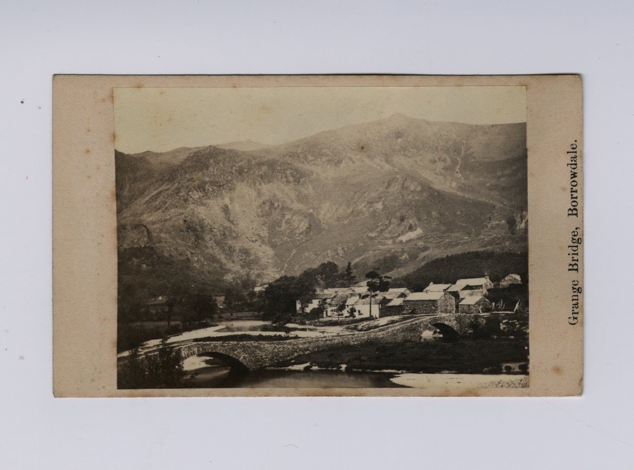Grange Bridge, Borrowdale (foto a p/b) de Thomas Ogle