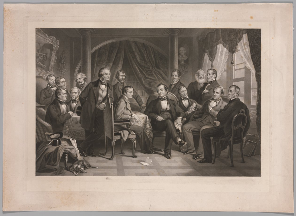 Washington Irving e seus amigos literários em Sunnyside de Thomas Oldham Barlow