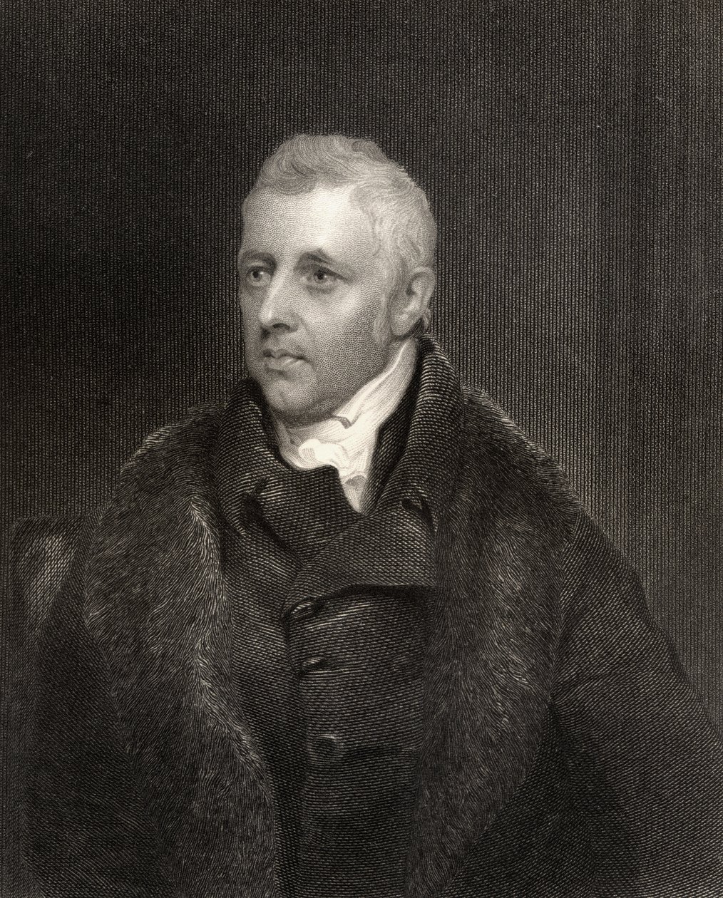 Dudley Ryder, 1º Conde de Harrowby, gravado por Henry Robinson (1796-1871), da National Portrait Gallery, volume IV, publicado em 1835 de Thomas Phillips
