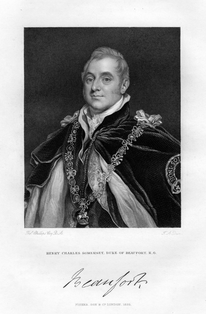Henry Charles Somerset, duque de Beaufort, 1829 de Thomas Phillips