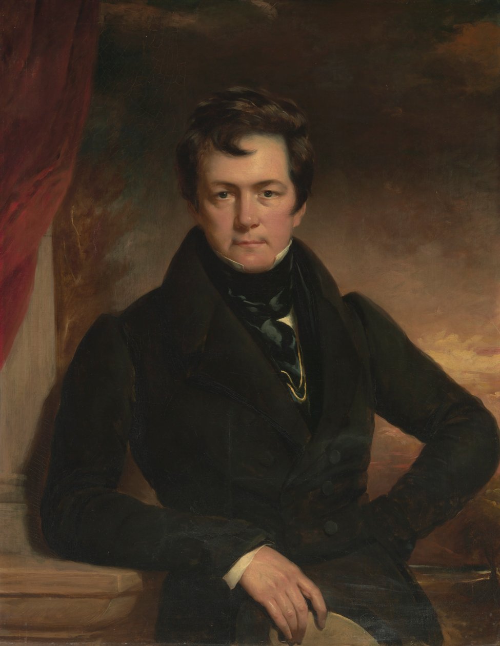 Retrato de Charles Frederick Schlaberg, Londres, 1827 de Thomas Phillips
