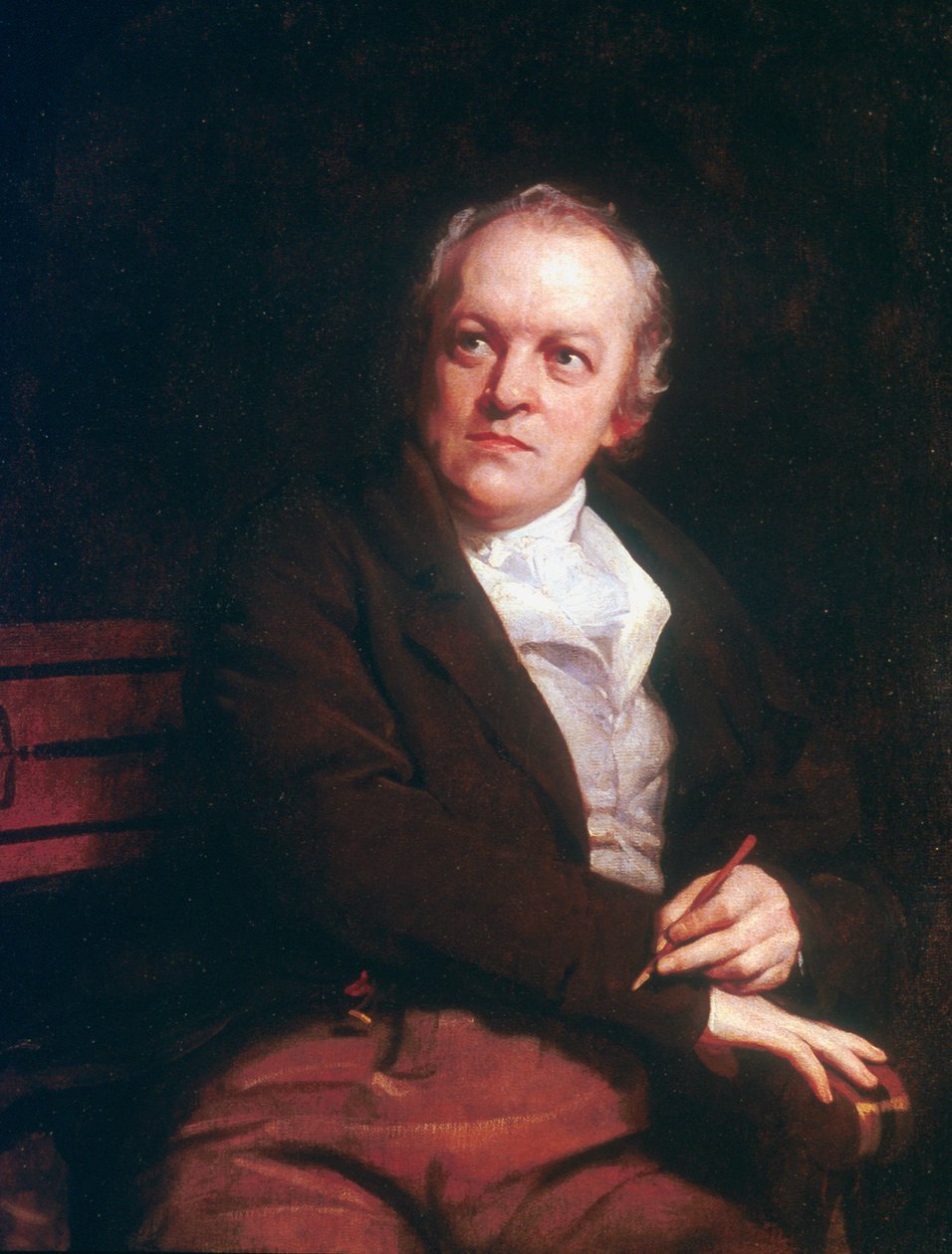 William Blake, místico, poeta, artista e gravador inglês, 1807 de Thomas Phillips