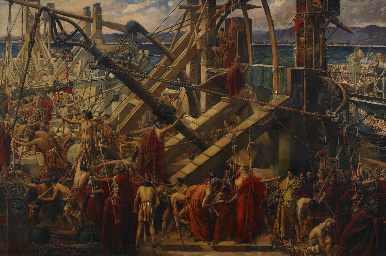 O cerco de Siracusa, 1895 de Thomas Ralph Spence