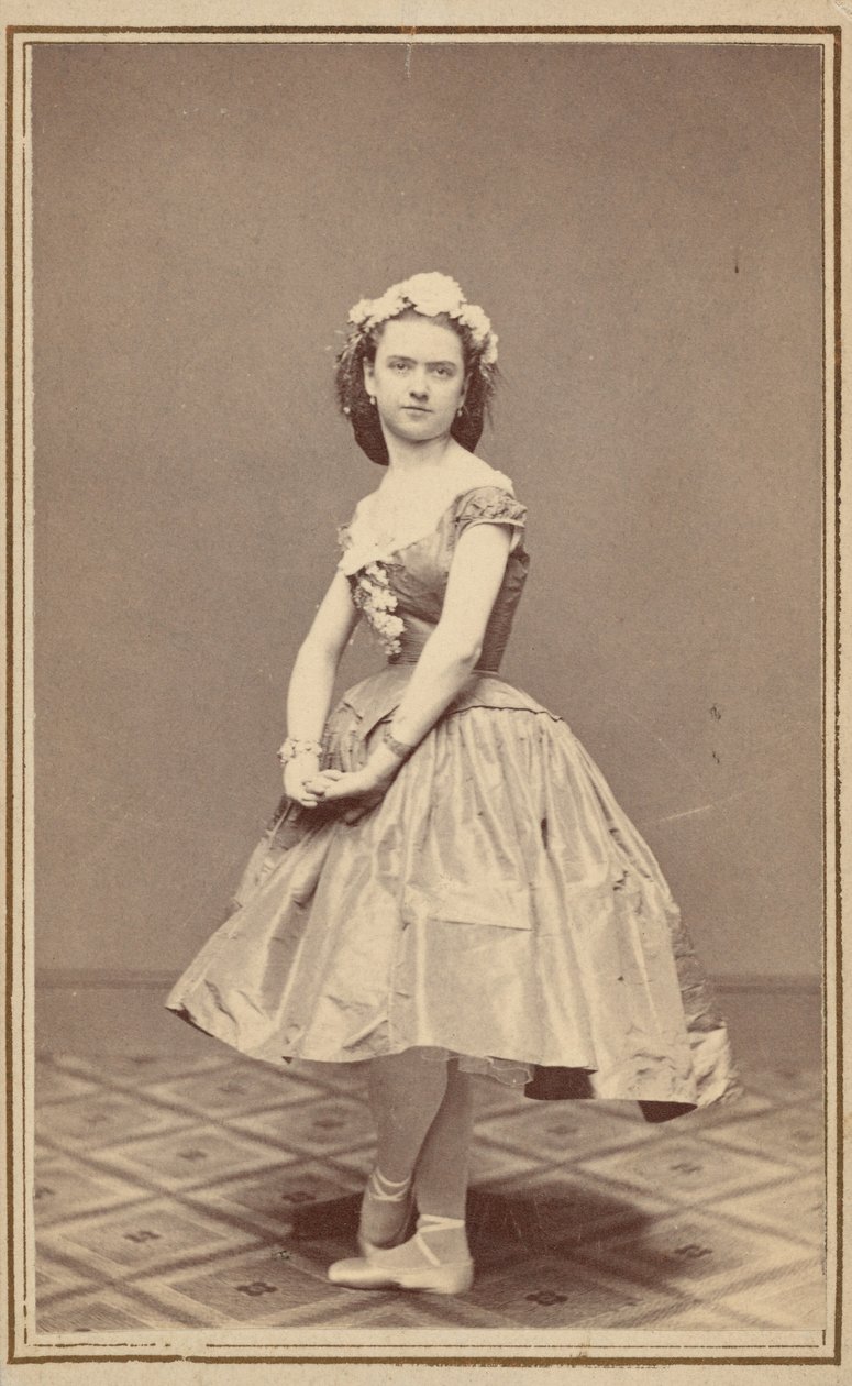Retrato de uma bailarina,c. 1860 (foto) de Thomas Rice Burnham