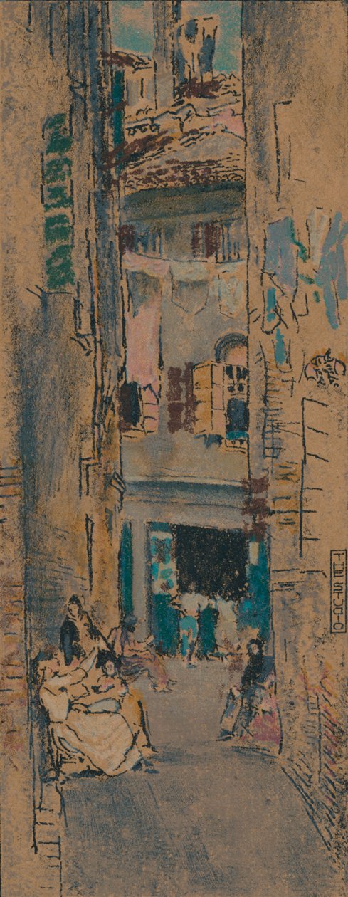 Cordões de contas, Veneza, c1904 de Thomas Robert Way