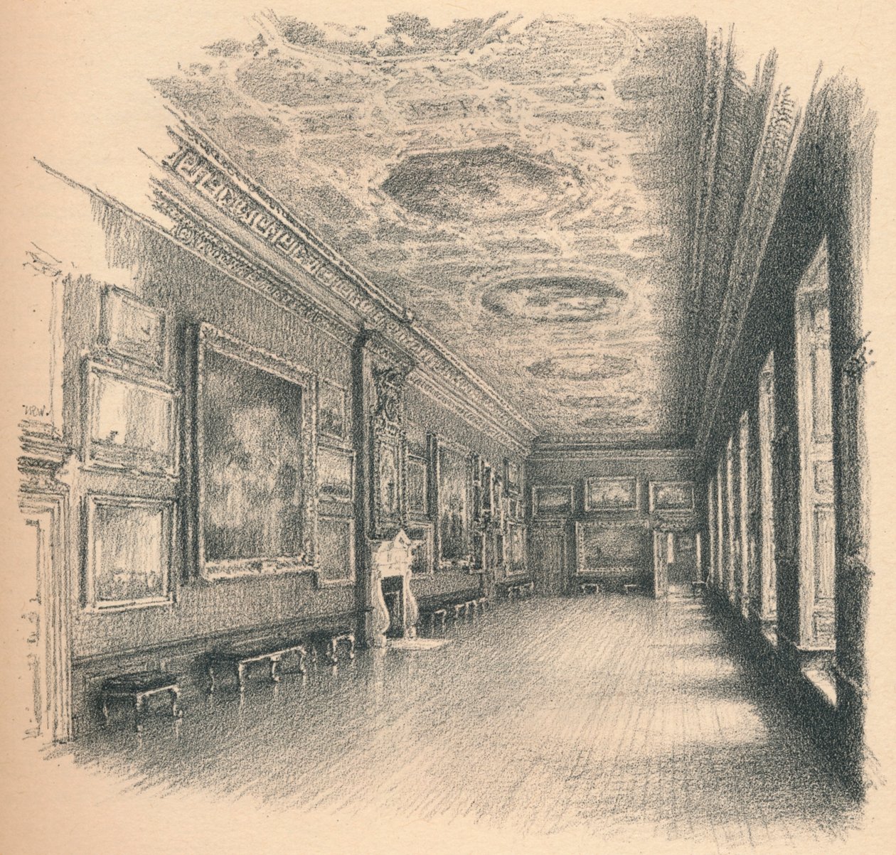 Galeria dos Reis, Palácio de Kensington, 1902 de Thomas Robert Way