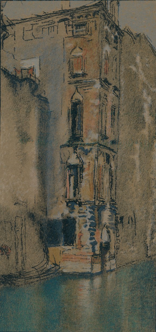 The Old Marble Hall, Veneza, c1904 de Thomas Robert Way