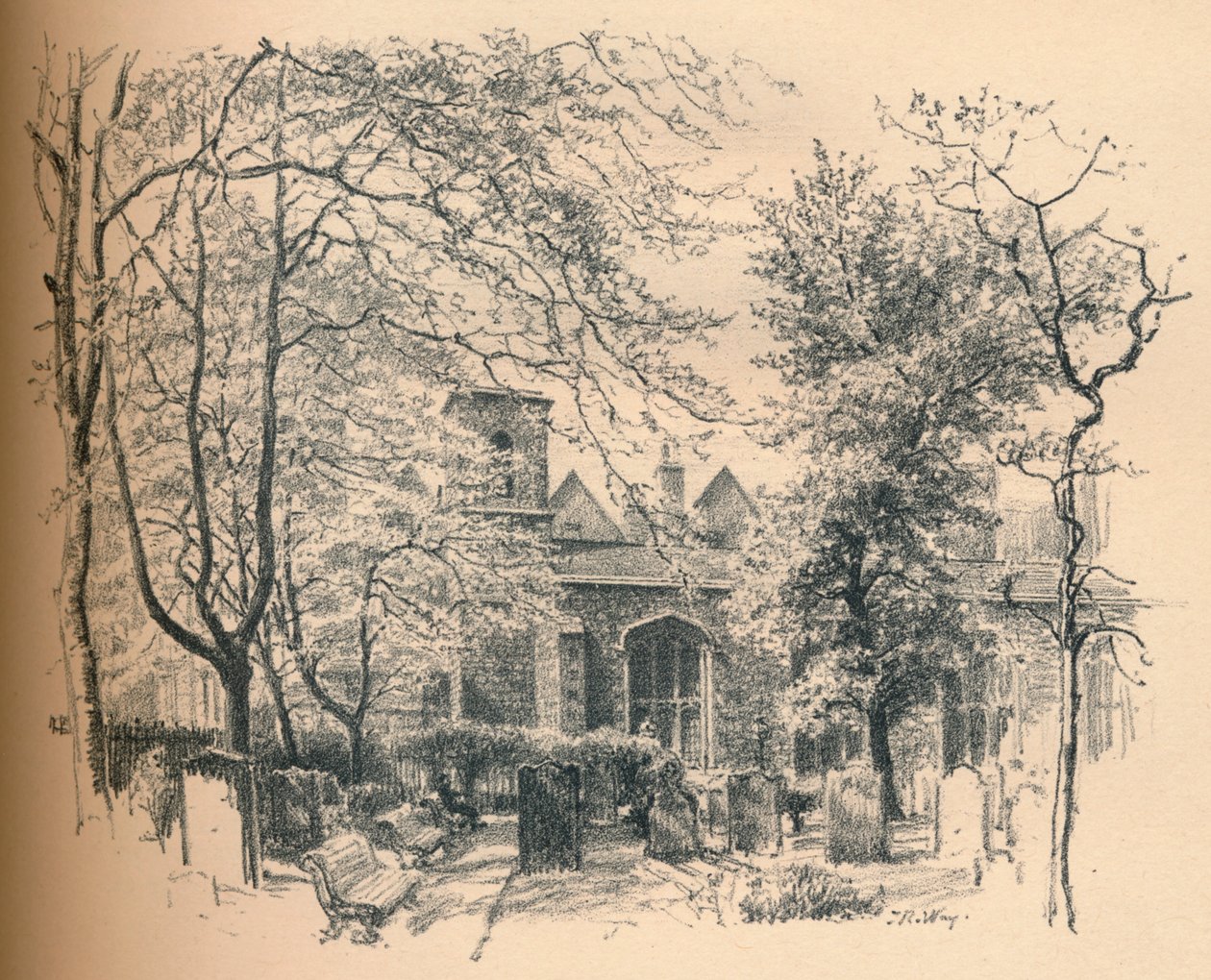 A Capela Real, Palácio da Sabóia, 1902 de Thomas Robert Way