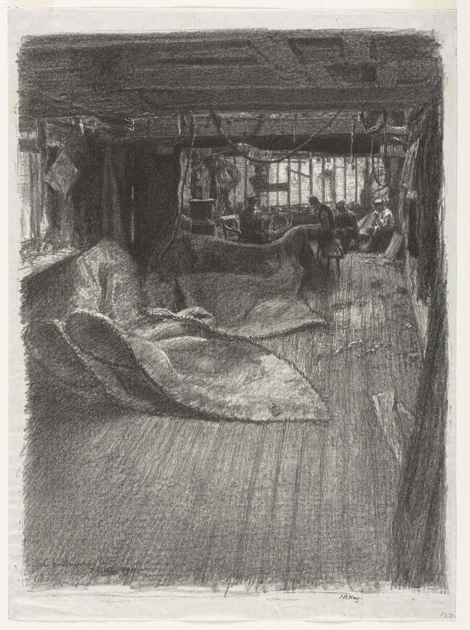 The Sailmakers Loft, 1911. de Thomas Robert Way