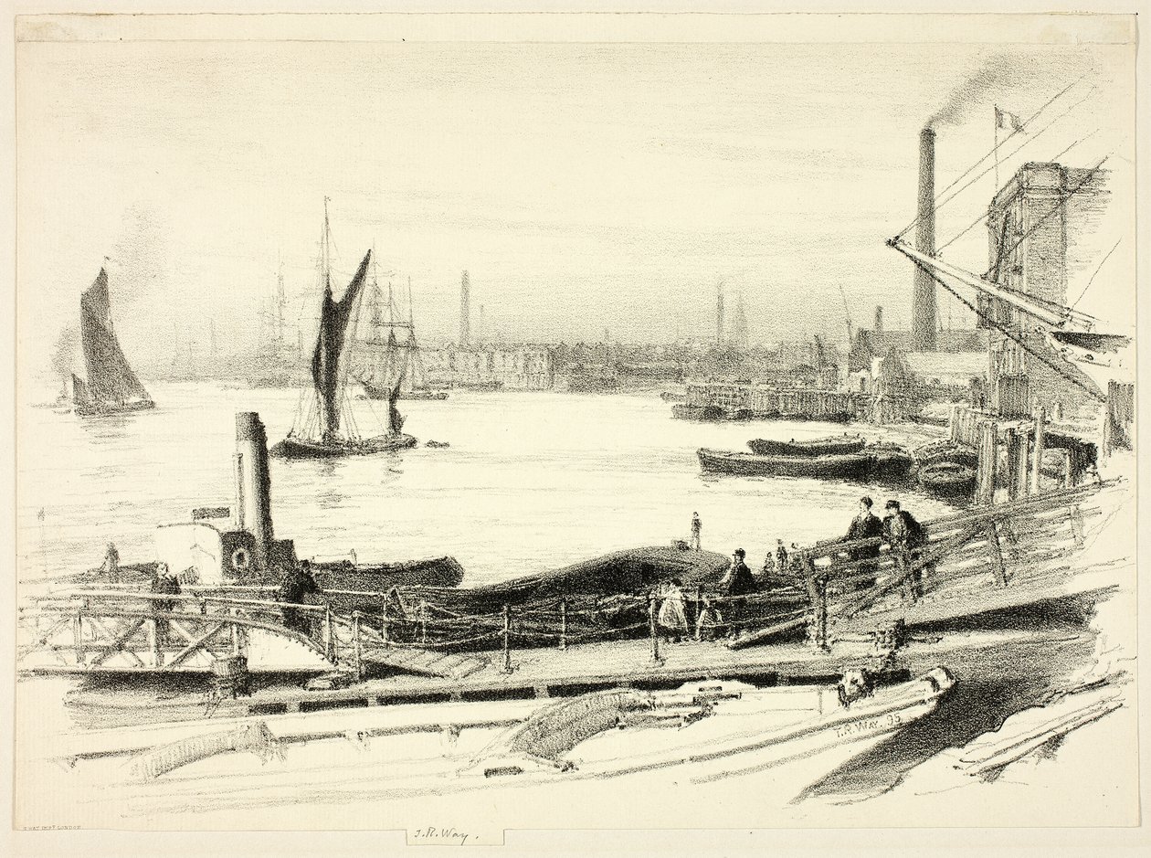 Doca da Índia Ocidental de Thomas Robert Way