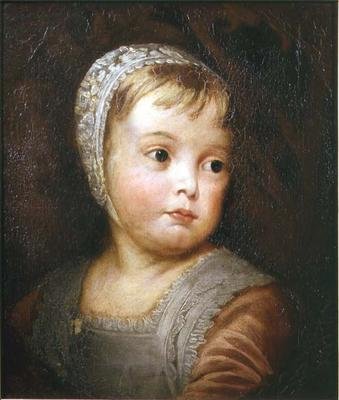 O Rei James II em criança, depois de Van Dyck de Thomas Robson