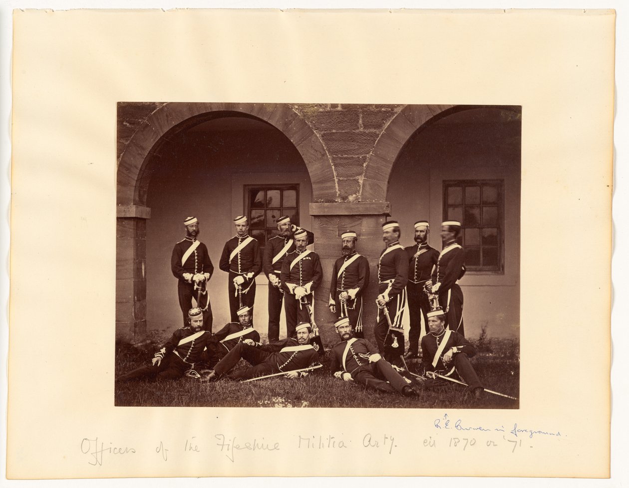 Oficiais da Artilharia da Milícia de Fifeshire de Thomas Rodger