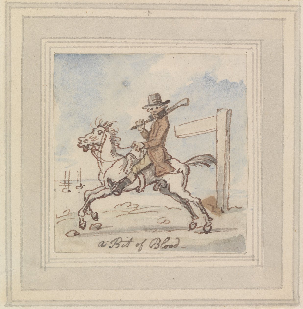 Um pouco de sangue de Thomas Rowlandson